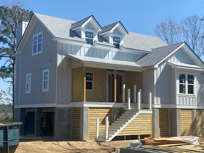Metal roofing solution installed on residential home exterior